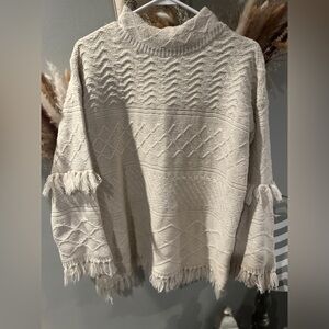 Like New fringe sweater